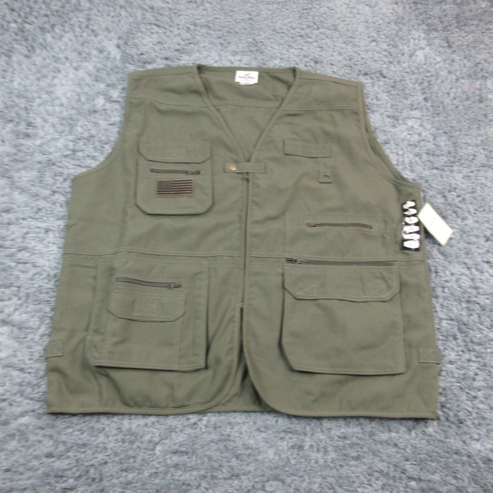 Mooselander Tac-Lite Vest Mens 3XL Green Polyester Hunting Tactical Utility NWT